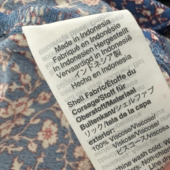 Madewell Porch Side-Button Mini Skirt in Summer Vines - Picture 7 of 7